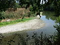 Zusammenfluss von Chiascio und Tiber im Parco dei Fiumi in Torgiano