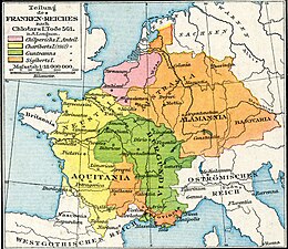 Carte de Gaule de 561.