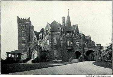 "Druim Moir" (Henry H. Houston Mansion), Chestnut Hill, Philadelphia, (1885–86).