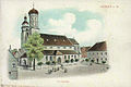 Ansichtskarte (1905) mit der basilikalen Südseite