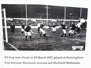 Arsenal v Wednesday, St Andrew's, 1907