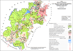 Map of Ghatigaon CD block