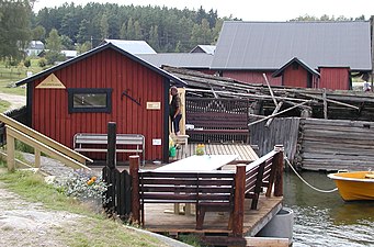 Sjöbodar.