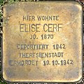 Stolperstein für Elise Cerf in Halle (Saale)