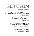 Hoefler Text features in the version bundled with Macs. The commercial release includes an additional bold weight (less bold than that shown) and a second, lighter design of engraved capitals.