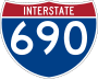 Interstate 690 marker
