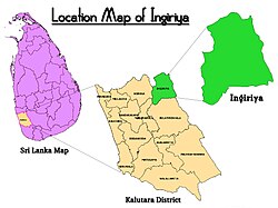 Ingiriya Location Map