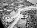 B-17 Flying Fortress bombers parked in revetments at Jackson Airfield, New Guinea, in 1943