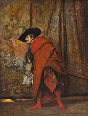 Polonius behind the curtain, Jehan Georges Vibert, 1868