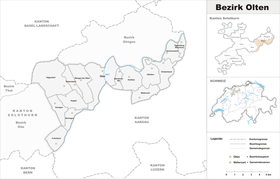 Localisation de District d'Olten