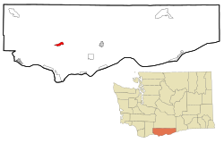 Location in Klickitat County, Washington
