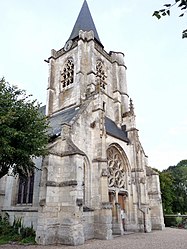 The church in La Mailleraye-sur-Seine