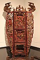 Carved lacquer chair, Qing dynasty