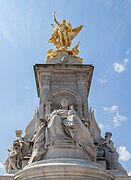 Victoria monument in London, a memorial to Queen Victoria of the British Empire