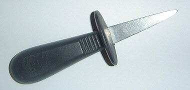 Cuchillo especial para abrir ostras.