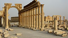 Ruins, with arches and columns