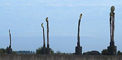 Passage, a sculpture by Brian O'Loughlin (2006) at Pass of Kilbride