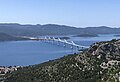 Image 9Pelješac Bridge connects the peninsula of Pelješac and through it the southernmost part, including Dubrovnik, with the Croatian mainland. (from Croatia)