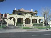 The Charles Dunlap House was built in 1914 and is located at 650 N. 1st. Avenue. This was the house of Charles Dunlap founder of the People's Ice and Fuel Company and the Phoenix Wood and Coal Company and listed in the National Register of Historic Places on November 30, 1983, reference #83003466. Designated as a landmark with Historic Preservation-Landmark (HP-L) overlay zoning. The structure is now occupied by a local law firm.