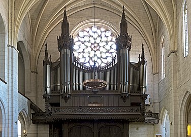 Toulouse, église Notre-Dame de la Dalbade, grand orgue.