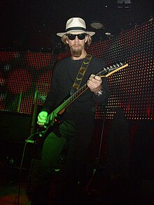 Kostabi playing with Psychotica in 2009