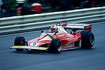 Clay Regazzoni en 1976 sur la Ferrari 312 T2