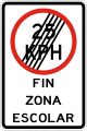 E-2-4 End of school zone speed limit