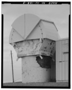 Clam shell protecting radar at Summit Site near Anchorage, Alaska (1986)