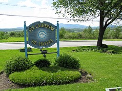 Entrance of Sainte-Catherine-de-Hatley