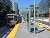 A southbound train at UCSF/Chase Center station, 2019