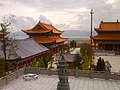 Le temple Chong Sheng, vue vers le lac