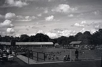 The Calcutta Swimming Club during the Second World War, used by Allied soldiers