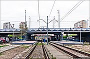 Grade separation at the Oleksandry Ekster station.