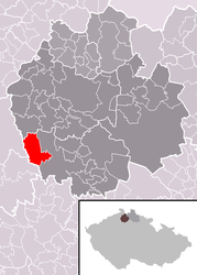 Tuhaň – Mappa