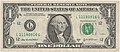 George Washington is on the front of the $1 bill