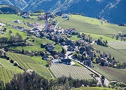 The village of Unterinn in Ritten