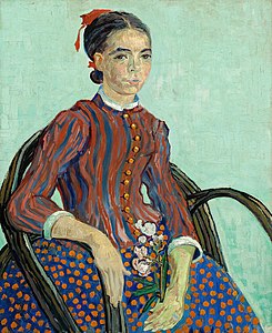 La Mousmé, by Vincent van Gogh