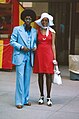 Image 23African American couple, Michigan Avenue, Chicago, July 1975 (from 1970s in fashion)