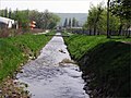 The Čermeľ stream that flows through the borough