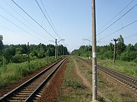 Вид в сторону ст. Пери