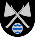 The arms of former town of Anjalankoski, Finland