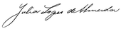 signature de Júlia Lopes de Almeida