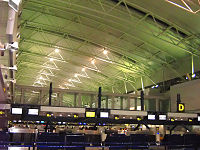 A sala de embarque do Terminal 2.