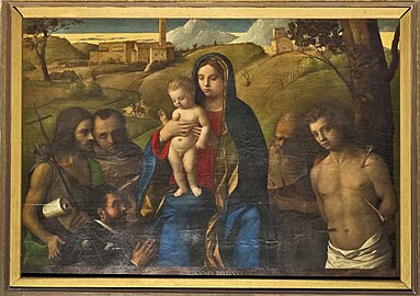 Enthroned Madonna and Saints (1507) by Giovanni Bellini