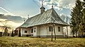 Saint Demetrius wooden church in Călinești-Enache