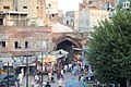 Lahore's Chitta Gate is on the Shahi Guzargah route, and fronts the Wazir Khan Chowk