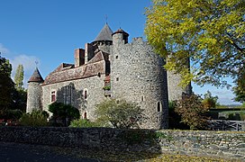 Le château de Bonnu en 2016.