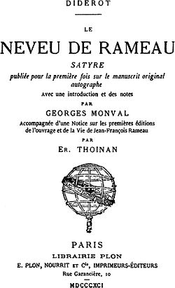 Image illustrative de l’article Le Neveu de Rameau