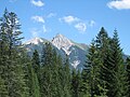 Les Alpes depuis le lac Wildsee