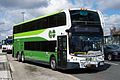 Image 240One of GO Transit's 3.9-metre height (12 ft 9+1⁄2 in) Super-Lo double-decker buses (from Double-decker bus)